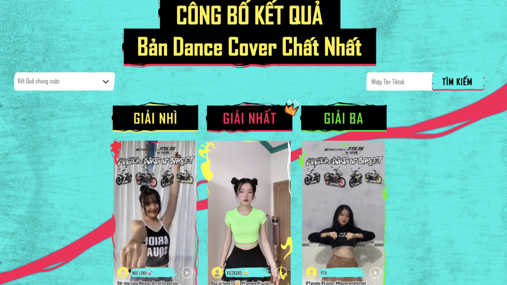 KẾT QUẢ CHUNG CUỘC CUỘC THI DANCE COVER “EXCITER – MASTER ART OF STREET”