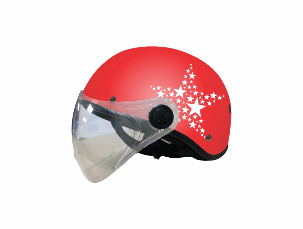 MŨ BẢO HIỂM THỜI TRANG 2022 - Đỏ