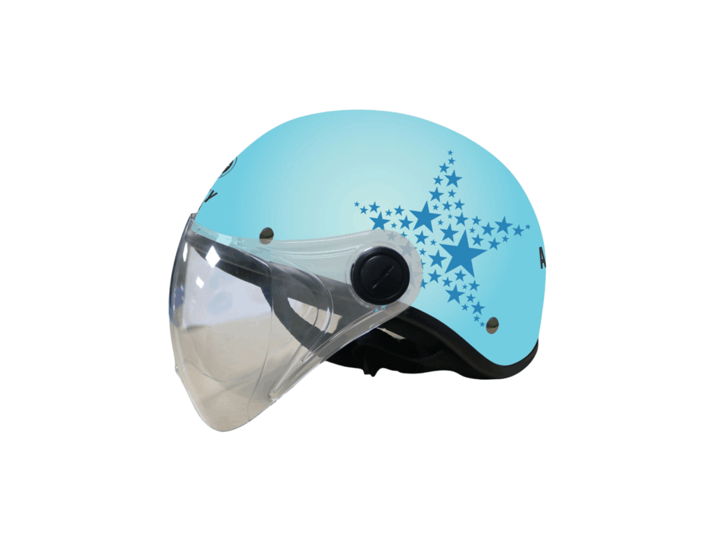 MŨ BẢO HIỂM THỜI TRANG 2022 - Xanh da trời