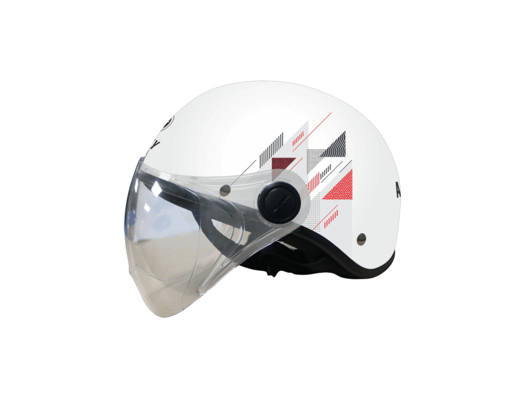 MŨ BẢO HIỂM THỜI TRANG 2022 - Trắng