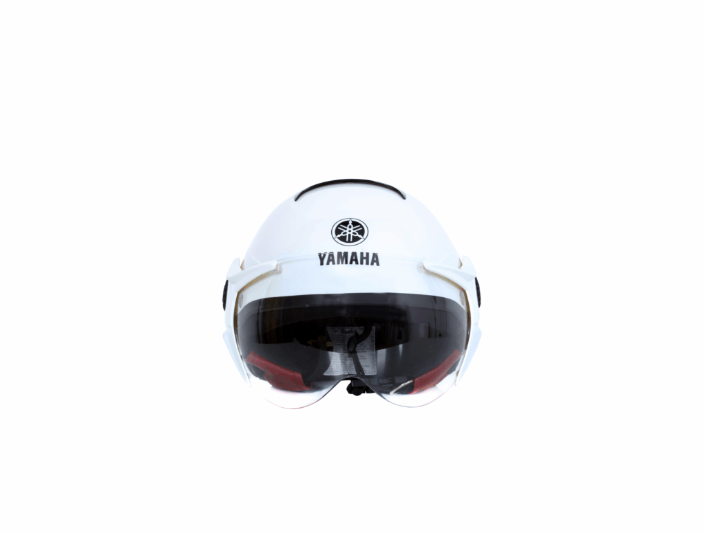 Mũ bảo hiểm nửa đầu kiểu 2 - Pearl White
