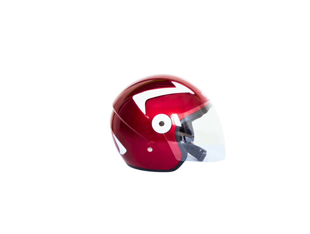 Mũ bảo hiểm 3/4 kiểu 2 - Candy Red