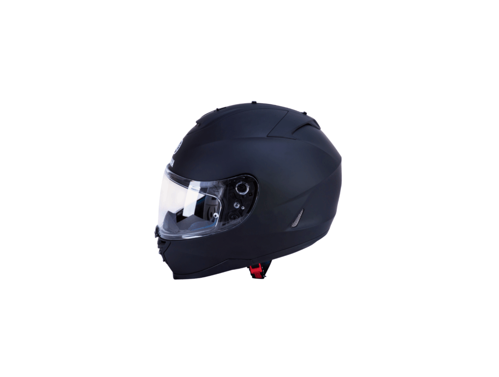 Mũ bảo hiểm cả đầu - Matt Black