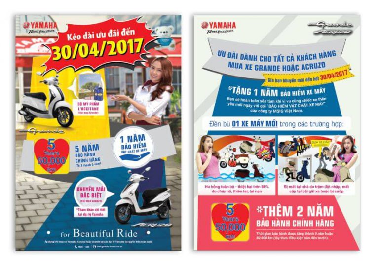 Thông báo: Kéo dài chương trình khuyến mãi Xe thời thượng quà ấn tượng đến 30/4/2017