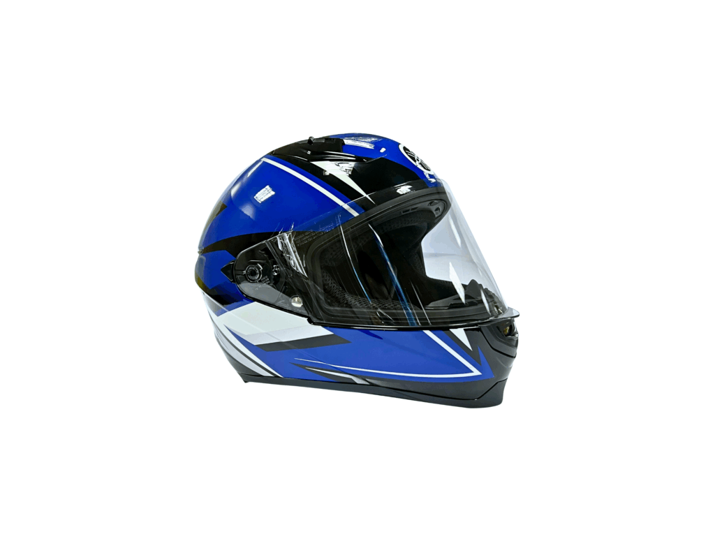 Mũ bảo hiểm cả đầu thể thao xanh GP