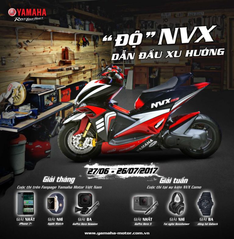 Độ NVX - Dẫn đầu xu hướng - Sân chơi bổ ích cho những người yêu xe NVX