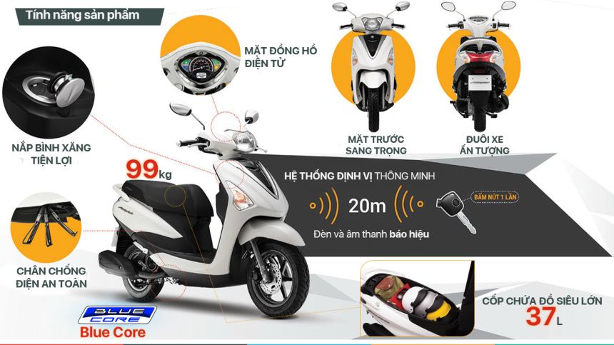 Yamaha trình làng xe ga Acruzo giá 35 triệu tại Việt Nam  Xe máy