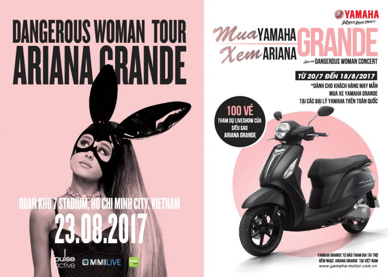 Chương trình khuyến mãi “Mua Yamaha Grande, gặp thần tượng Ariana Grande”