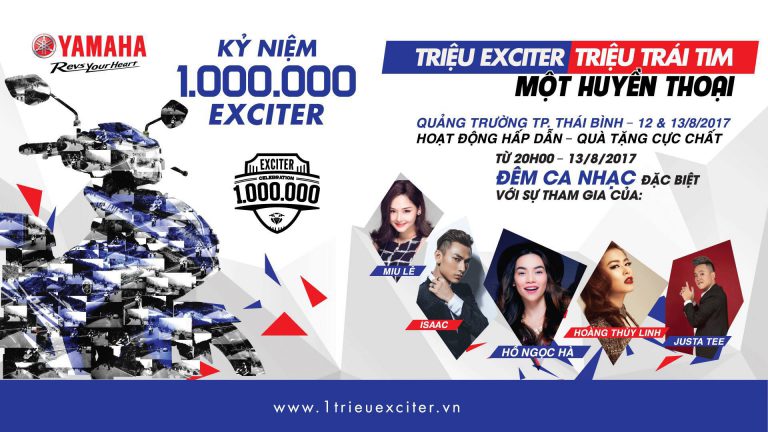 Hào hứng với chuỗi sự kiện kỷ niệm 1.000.000 Exciter