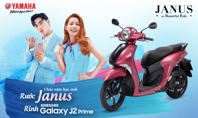 Tưng bừng năm học mới cùng Yamaha Janus