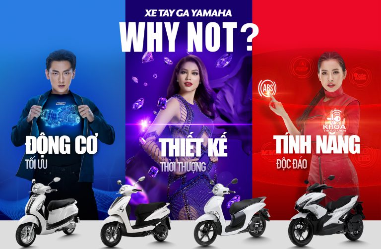 Chiến dịch Why not? - Lời khẳng định mạnh mẽ của xe tay ga Yamaha thế hệ mới