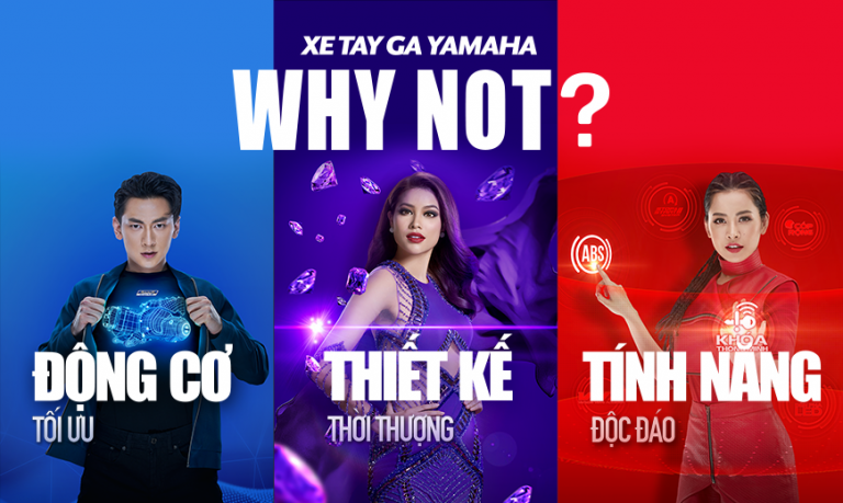 Hé lộ bí mật "WHY NOT?", Xe tay ga YAMAHA - Tại sao không?