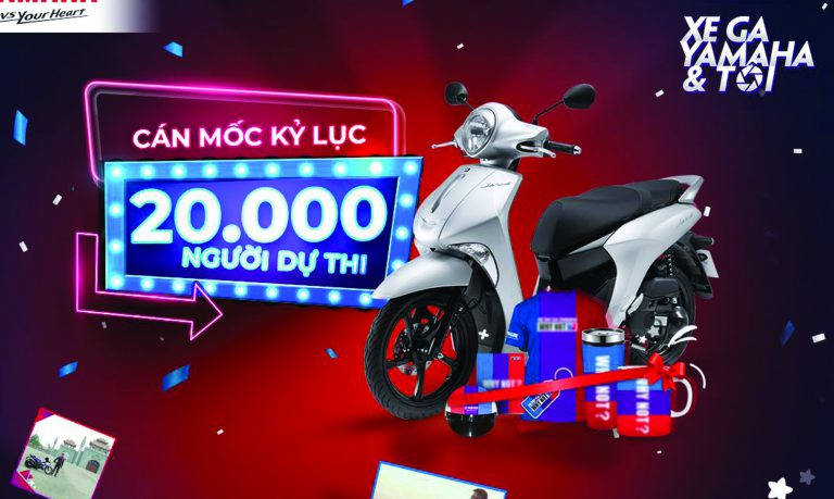 Cuộc thi "Xe tay ga Yamaha & Tôi" cán mốc kỷ lục với hơn 20.000 người tham gia