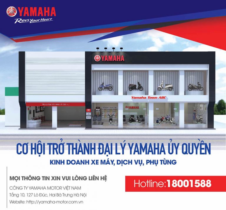 Yamaha thông báo cần tìm đối tác mở đại lý