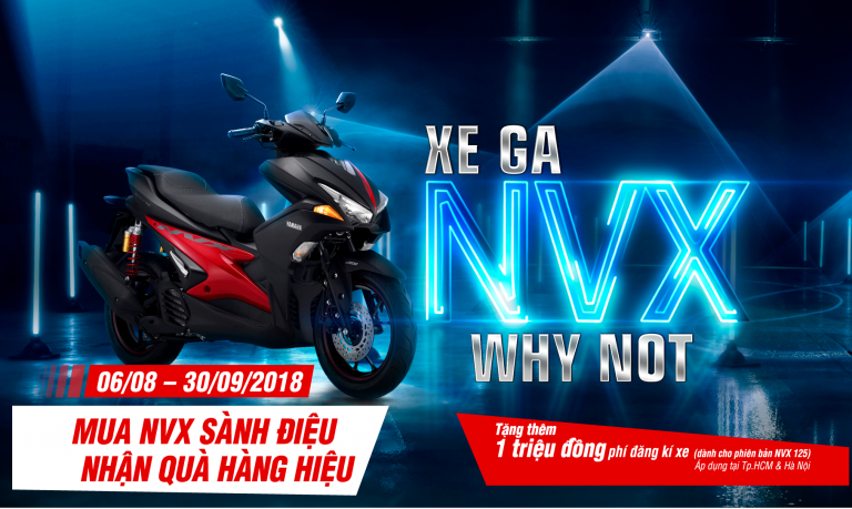 Thông báo chương trình khuyến mại "Mua NVX sành điệu - Nhận quà hàng hiệu"