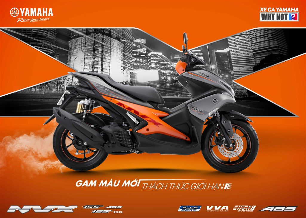 NVX lột xác với phiên bản màu mới cực cá tính  Yamaha Motor Việt Nam