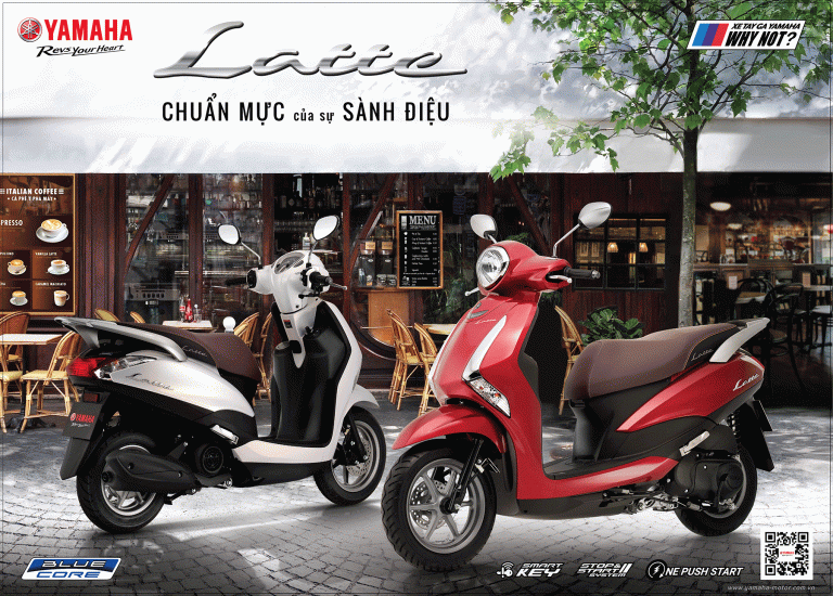 XE TAY GA YAMAHA LATTE MỚI - CHUẨN MỰC CỦA SỰ SÀNH ĐIỆU