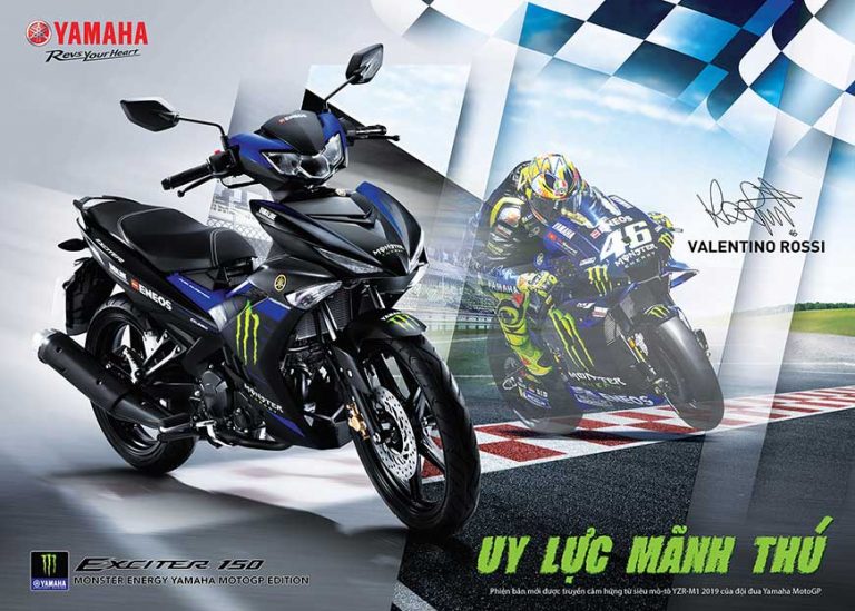 EXCITER MONSTER ENERGY YAMAHA MOTOGP EDITION - UY LỰC MÃNH THÚ