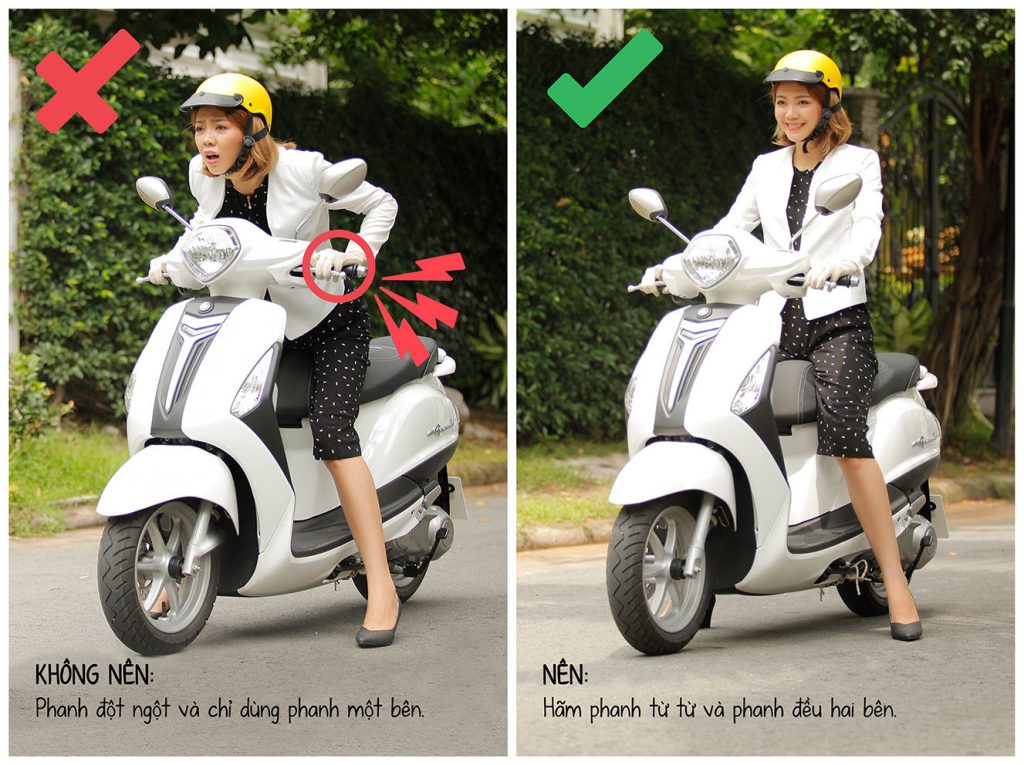 Hướng dẫn chạy xe tay ga an toàn và đúng cách - Yamaha Motor Việt Nam