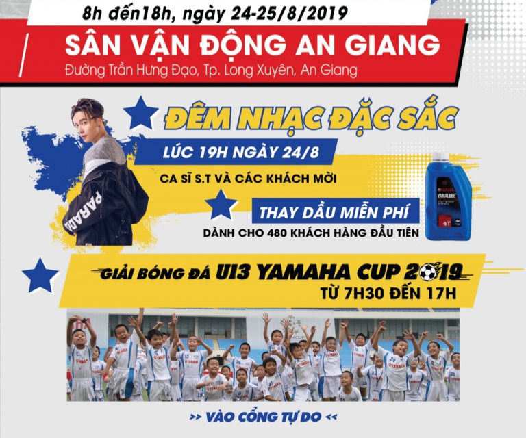 SIRIUS CARAVAN: Đón chào chuỗi sự kiện song hành cùng U13 Yamaha Cup 2019