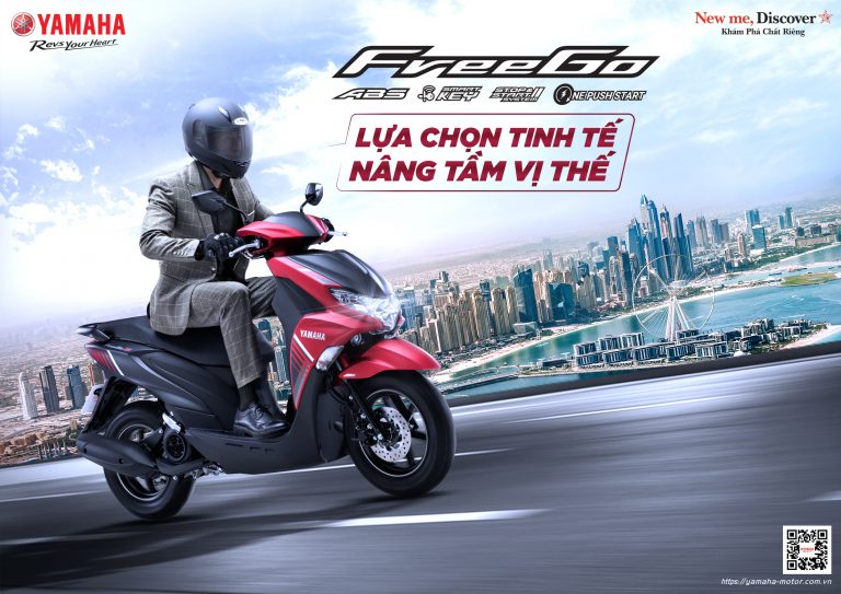 YAMAHA FREEGO: TRÌNH LÀNG MÀU MỚI, GIÁ KHÔNG ĐỔI