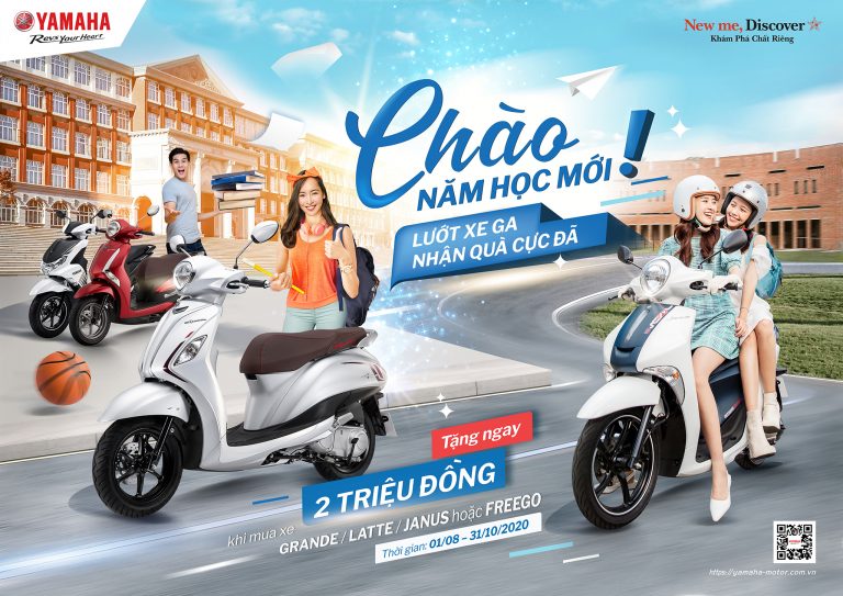 Chào Năm Học Mới - Lướt Xe Tay Ga, Nhận Quà Cực Đã