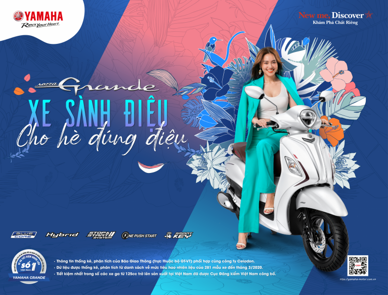 YAMAHA GRANDE LIMITED - 3 SẮC MÀU MỚI CHO MÙA HÈ RẠNG RỠ