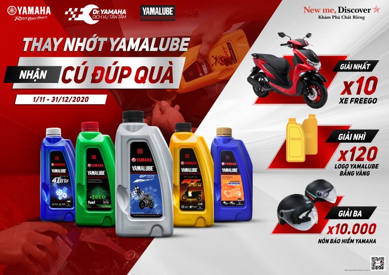 THAY NHỚT YAMALUBE – NHẬN CÚ ĐÚP QUÀ