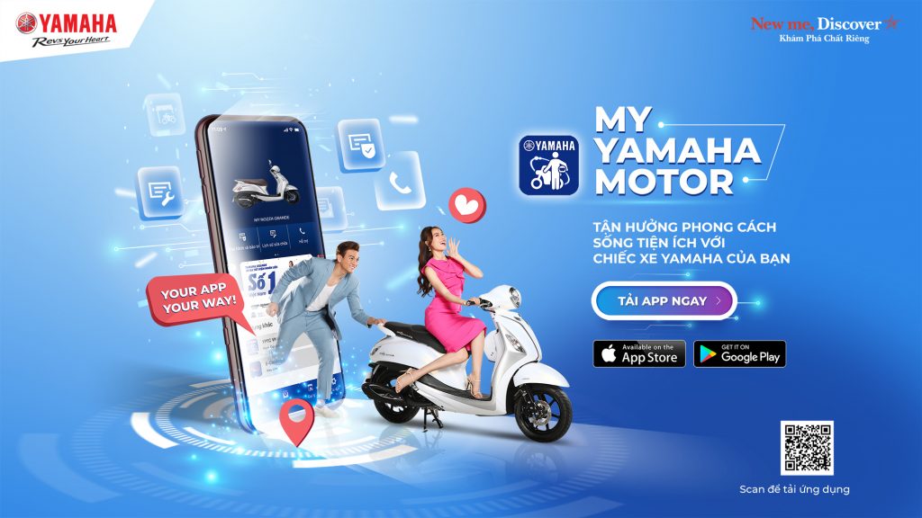 Yamaha ra mắt phần mềm kiểm tra xe máy “My Yamaha Motor” trên điện thoại