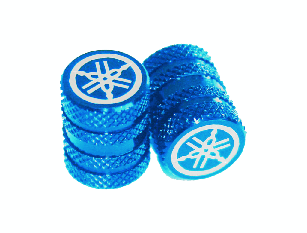 Bộ nắp van lốp xe (xanh)