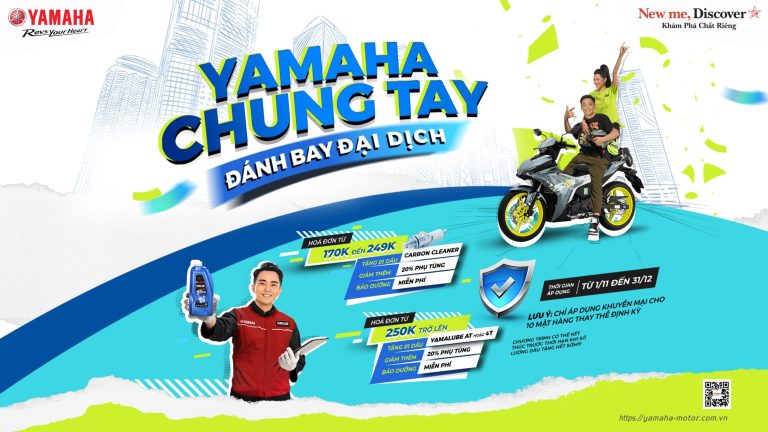 TRỢ GIÁ CỰC ĐỈNH TỪ YAMAHA - CHUNG TAY ĐÁNH BAY ĐẠI DỊCH