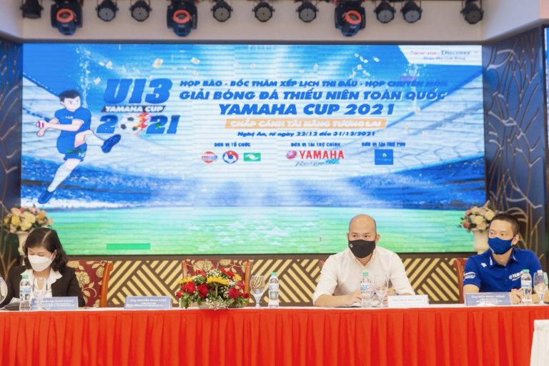 HỌP BÁO VÀ KHAI MẠC GIẢI BÓNG ĐÁ THIẾU NIÊN TOÀN QUỐC U13 YAMAHA CUP 2021 – CHẮP CÁNH TÀI NĂNG TƯƠNG LAI