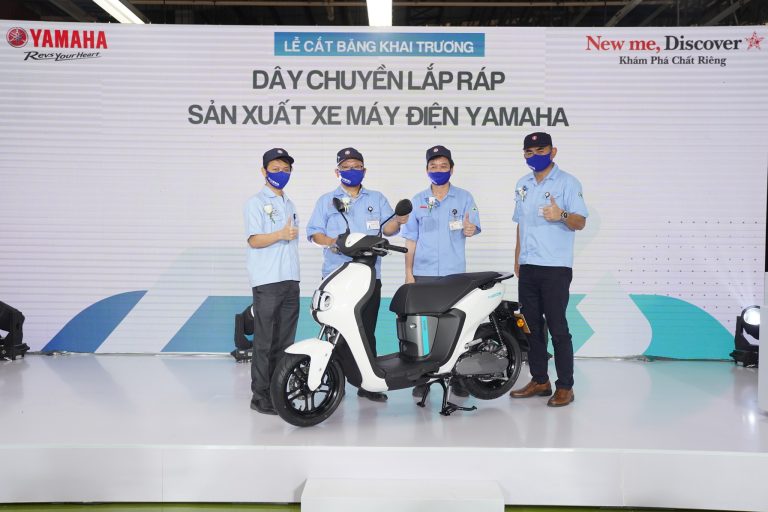 YAMAHA MOTOR VIỆT NAM CHÍNH THỨC SẢN XUẤT XE MÁY ĐIỆN CHO THỊ TRƯỜNG CHÂU ÂU