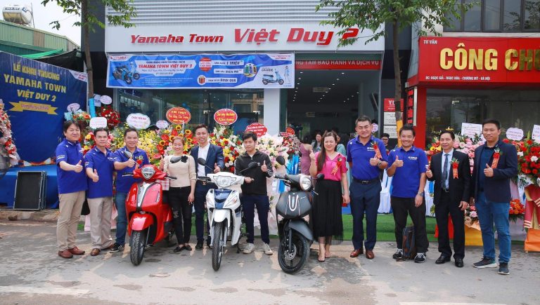 TƯNG BỪNG KHAI TRƯƠNG CƠ SỞ 2 YAMAHA TOWN VIỆT DUY VỚI LOẠT ƯU ĐÃI HẤP DẪN