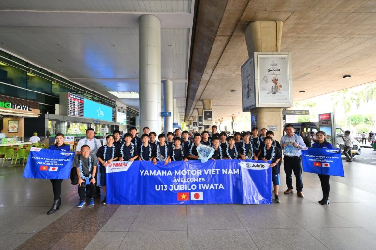 YAMAHA MOTOR VIỆT NAM CHÀO ĐÓN ĐỘI BÓNG U13 JUBILO IWATA