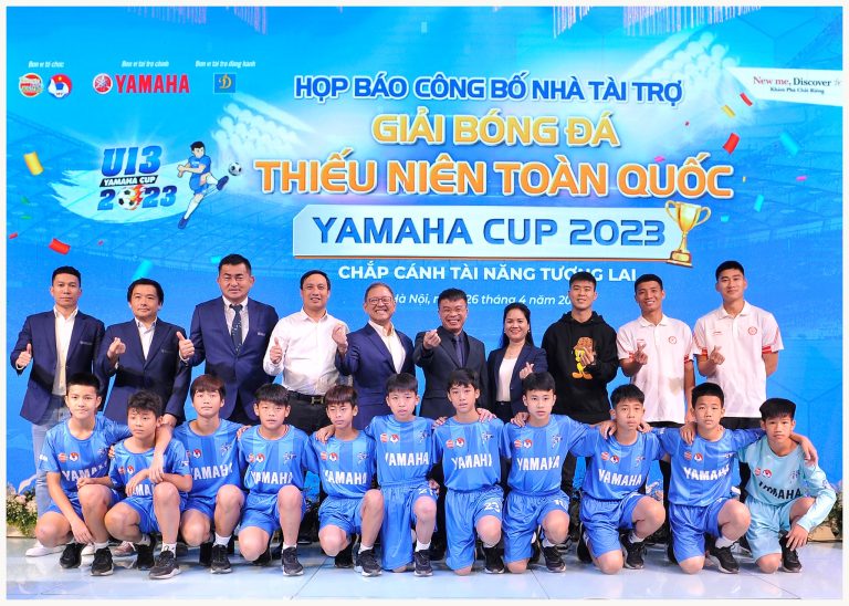 YAMAHA MOTOR VIỆT NAM TIẾP TỤC ĐỒNG HÀNH CÙNG "GIẢI BÓNG ĐÁ THIẾU NIÊN TOÀN QUỐC U13 YAMAHA CUP 2023" - CHẮP CÁNH TÀI NĂNG TƯƠNG LAI