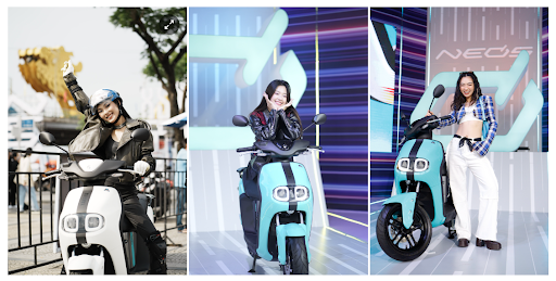 Xe máy điện Yamaha Neos có thiết kế thời trang và phong cách