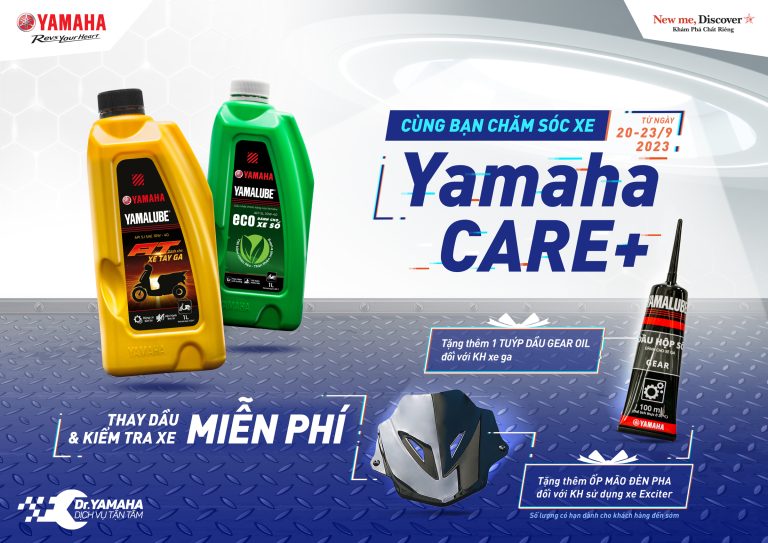 Yamaha Care+ Cùng bạn chăm sóc xe