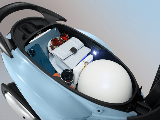 Cốp 27L có trang bị đèn LED