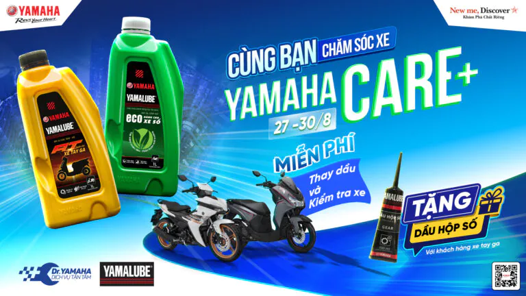 YAMAHA CARE+ CÙNG BẠN CHĂM SÓC XE