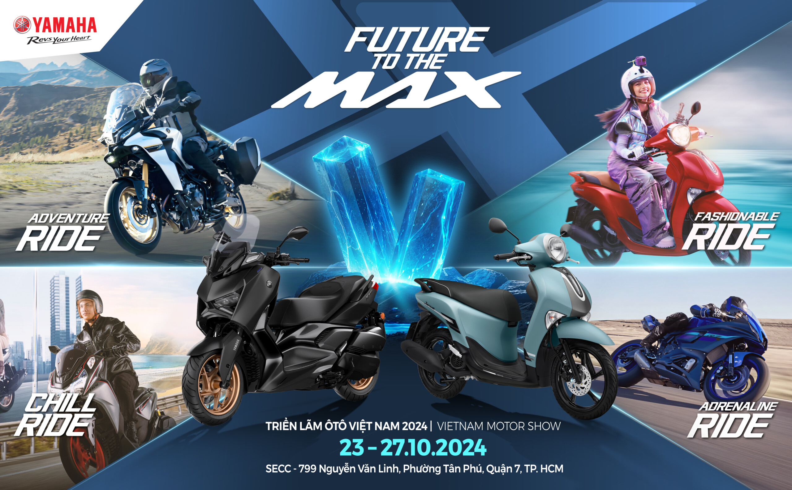 YAMAHA CHÍNH THỨC THAM GIA TRIỂN LÃM VIỆT NAM MOTOR SHOW VỚI CHỦ ĐỀ FUTURE TO THE MAX