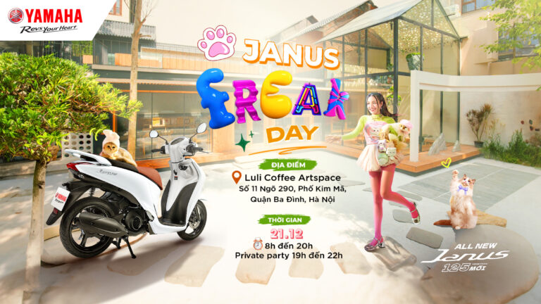 SỰ KIỆN YAMAHA JANUS FREAK DAY DÀNH CHO GEN Z CAT LOVER