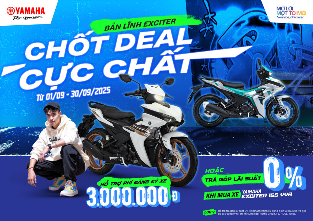 CHƯƠNG TRÌNH KHUYẾN MẠI: "BẢN LĨNH EXCITER - CHỐT DEAL CỰC CHẤT" - Yamaha  Motor Việt Nam
