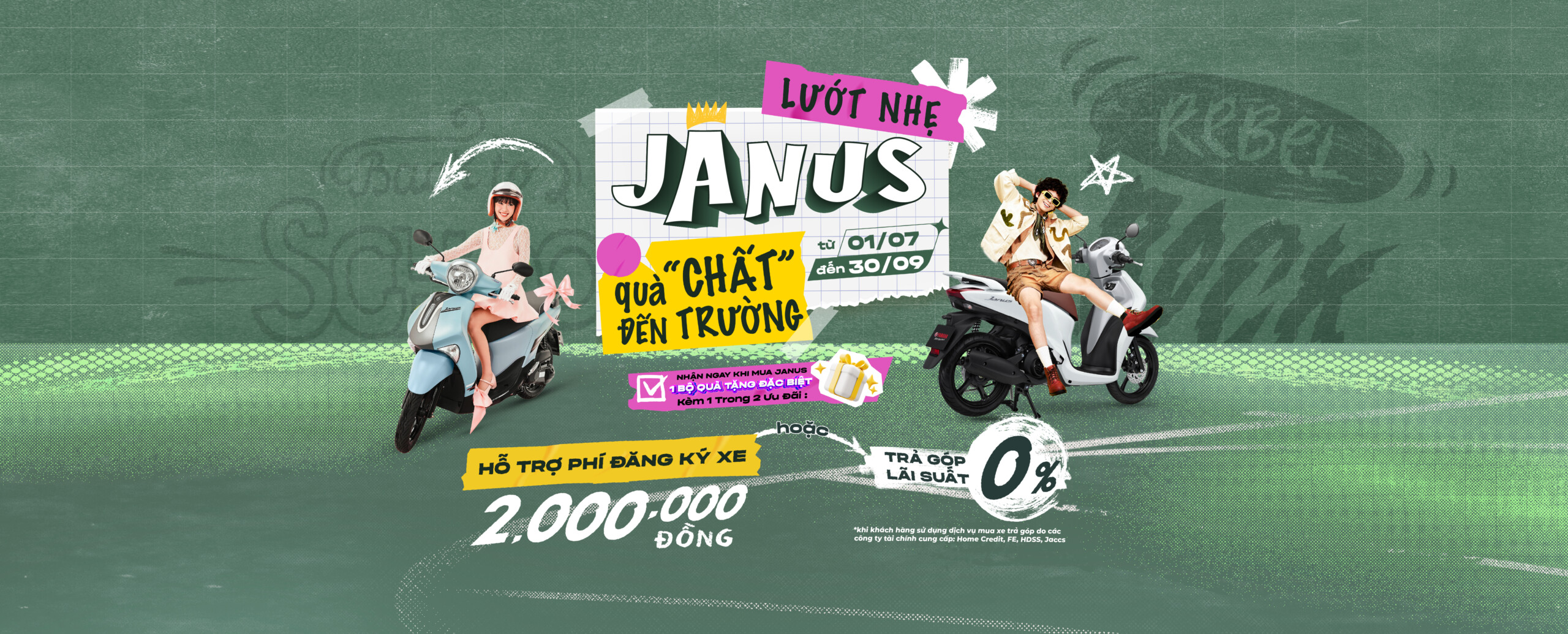 CHƯƠNG TRÌNH KHUYẾN MẠI: LƯỚT NHẸ JANUS, QUÀ “CHẤT” ĐẾN TRƯỜNG