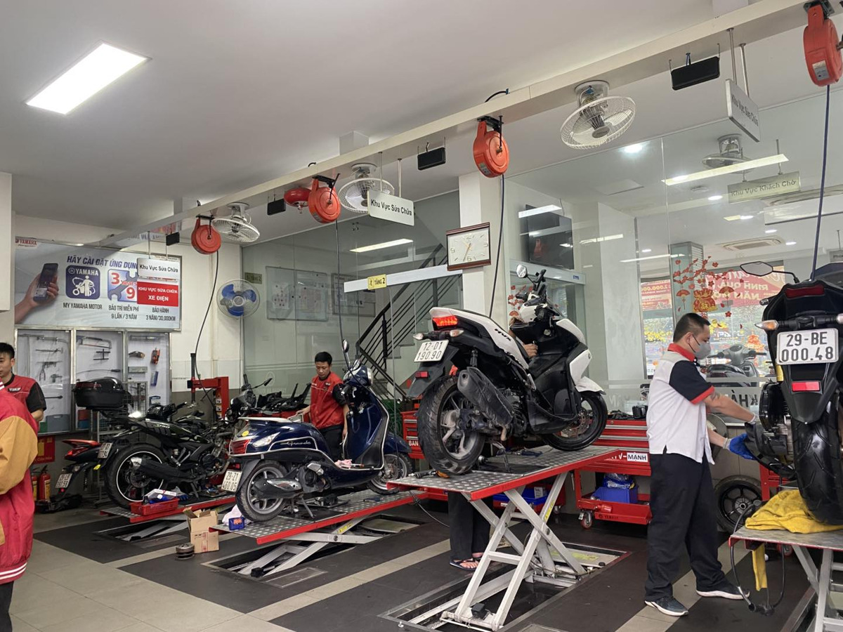 Bảo dưỡng xe máy hết ắc quy