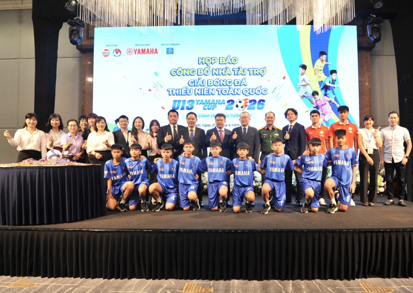 HỌP BÁO GIẢI BÓNG ĐÁ THIẾU NIÊN U13 TOÀN QUỐC YAMAHA CUP 2026 – TIẾP NỐI HÀNH TRÌNH PHÁT TRIỂN BÓNG ĐÁ TRẺ VIỆT NAM