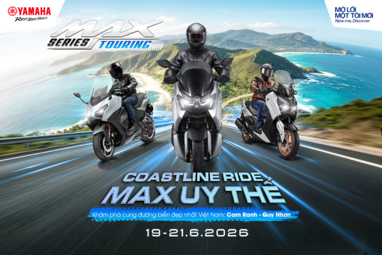 MAX SERIES TOURING: COASTLINE RIDE - CHINH PHỤC CUNG ĐƯỜNG BIỂN 265KM ĐẸP NHẤT VIỆT NAM TRẢI DÀI TỪ CAM RANH - QUY NHƠN CÙNG YAMAHA