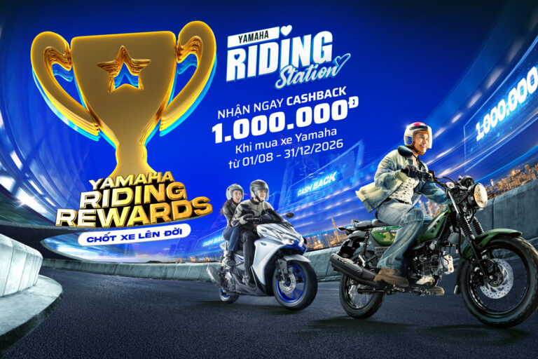 THỂ LỆ CHƯƠNG TRÌNH KHUYẾN MẠI RIDING REWARD TRONG CHƯƠNG TRÌNH YAMAHA RIDING STATION